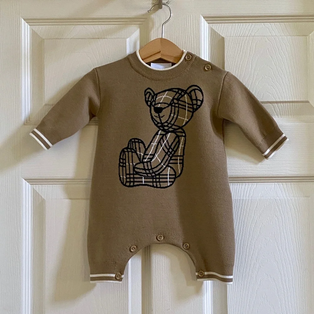 Burberry Baby Thomas Bear Infant Romper